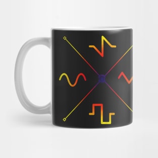 Synthesizer ADSR Synth Retro mk2 Eye Voodoo Mug